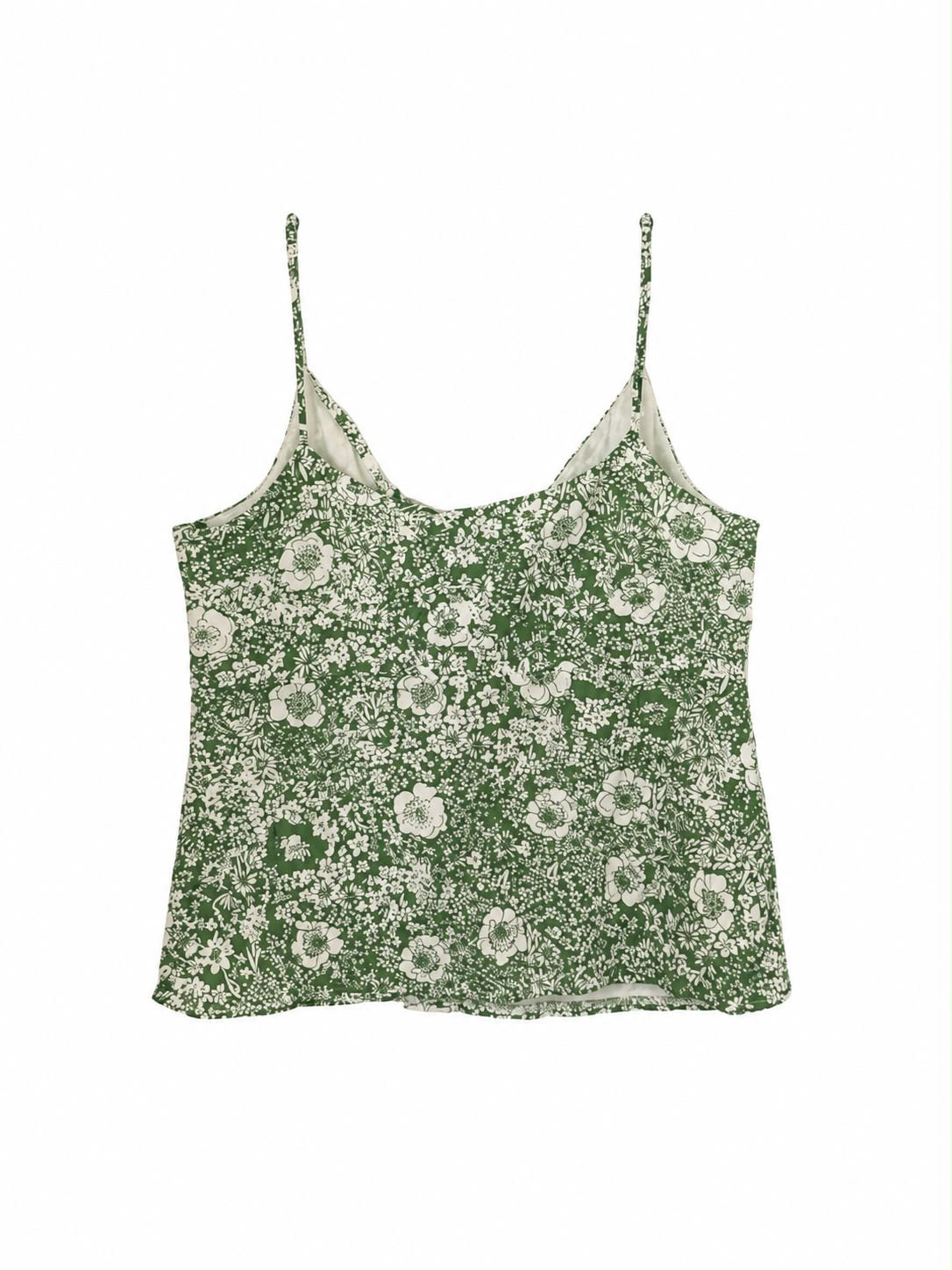 Laura Ashley Floral Cami Top, Green - Size 18