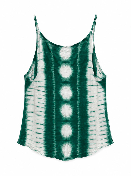 Next Tie-Dye Pocket Cami Top, Green - Size 16