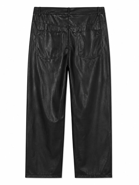 ASOS Design Faux Leather Trousers Black Size 10