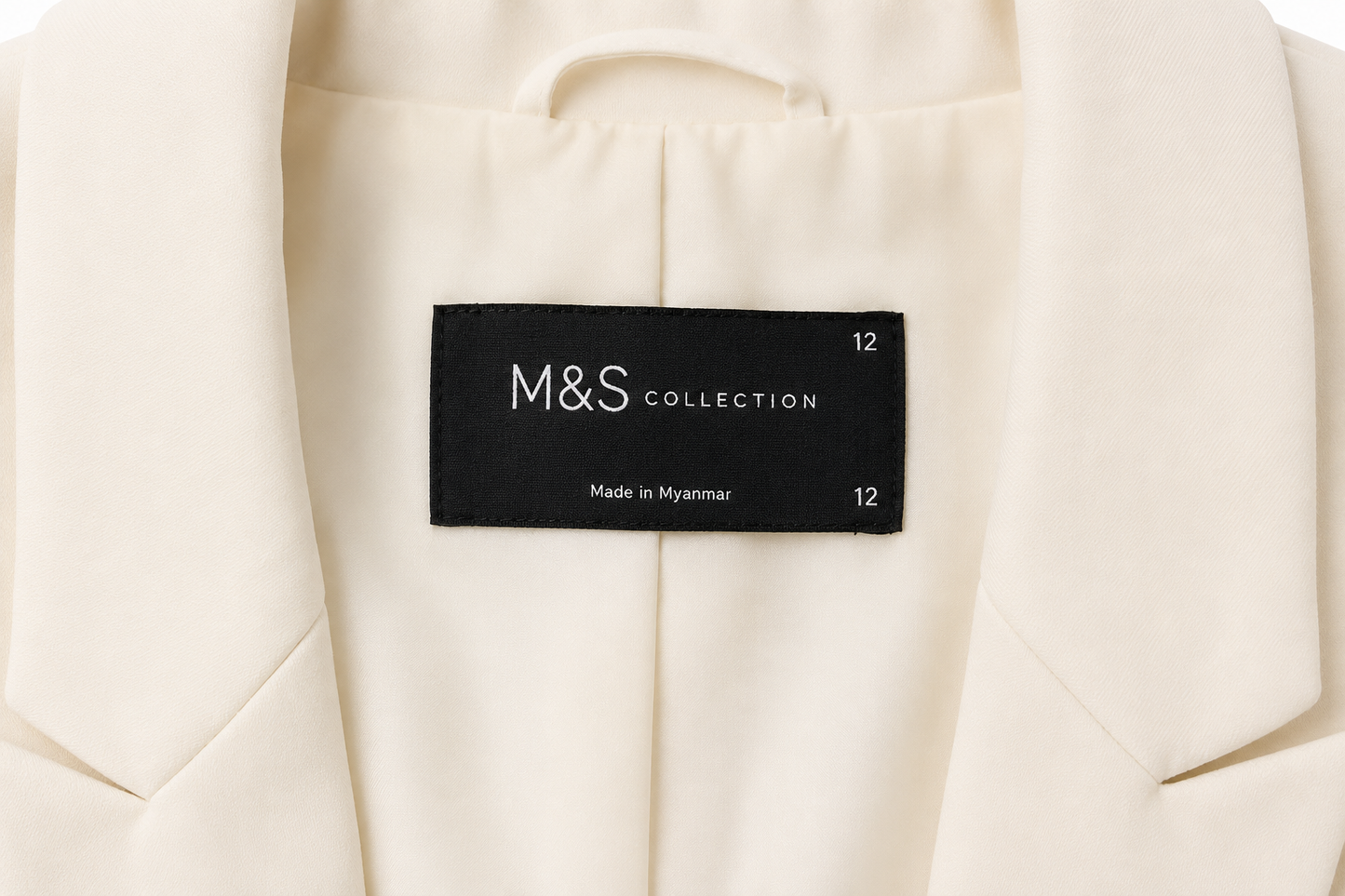 M&S Blazer in Cream - Size 12