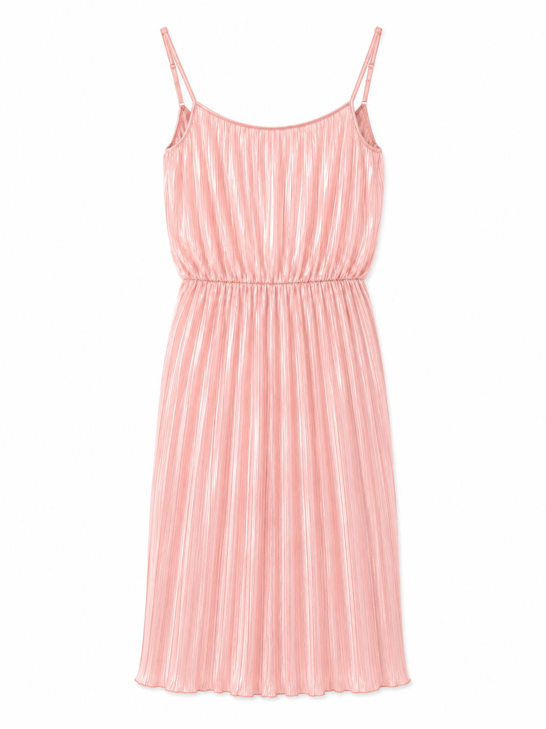 Motel Rocks Pleated Cami Mini Dress, Blush Pink - Size 10