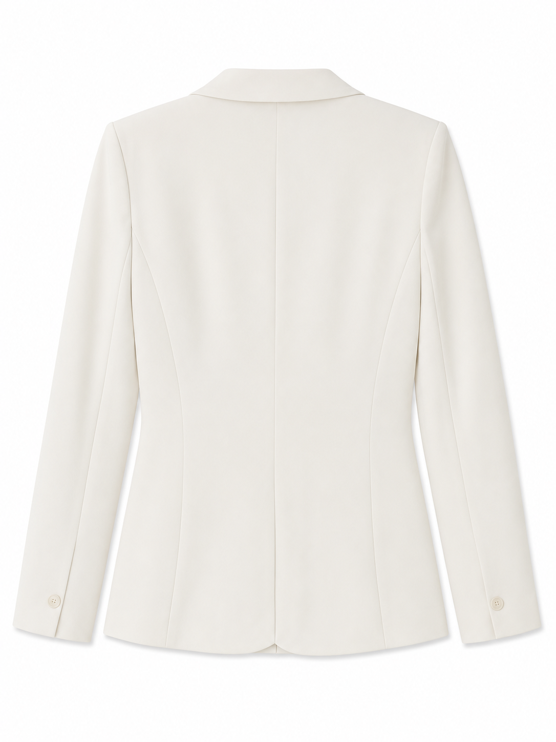 H&M Tailored Single Button Blazer, Cream – Size 10