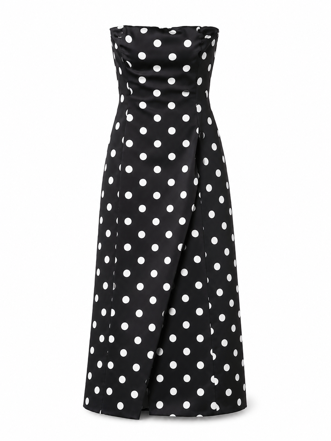 Zara Strapless Dress in Black & White - Size 12