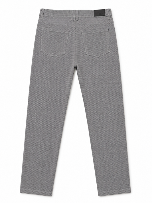 LQ London Skinny Trousers, Black & White - Size 10