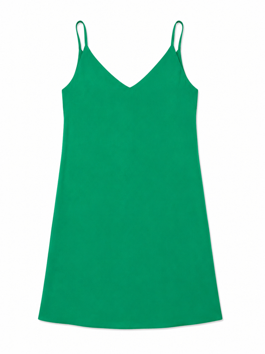 Topshop Cami Slip Dress in Green - Size 8