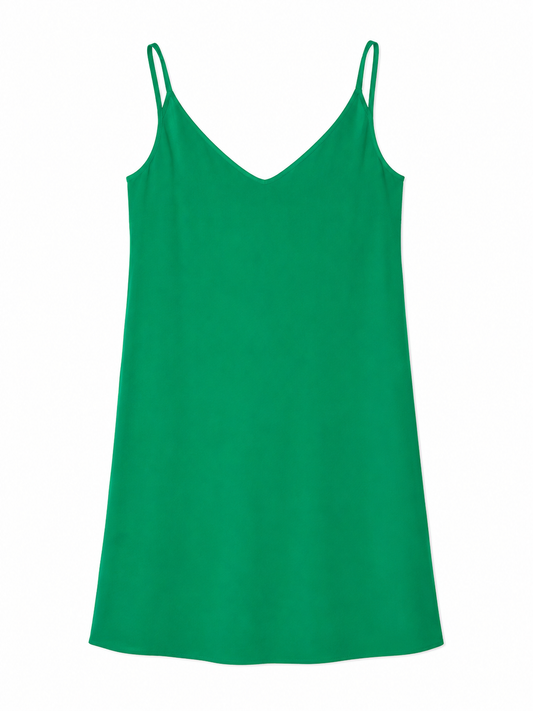 Topshop Cami Slip Dress in Green - Size 8