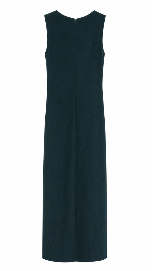 Quiz Twist Front Sleeveless Evening Dress, Green - Size 12