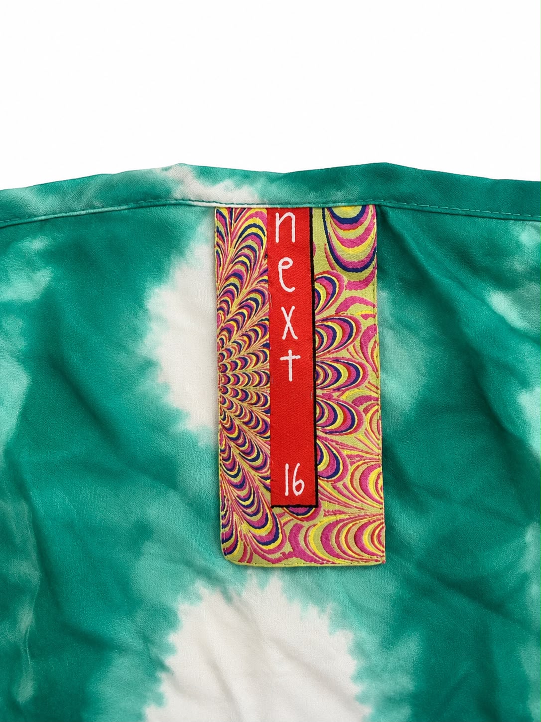 Next Tie-Dye Pocket Cami Top, Green - Size 16