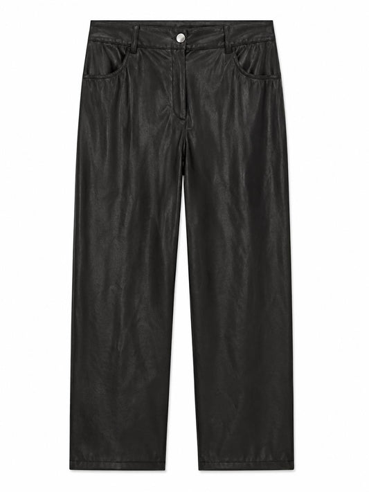 ASOS Design Faux Leather Trousers Black Size 10
